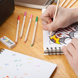 Fournitures de peinture graffiti professionnel peint à la main colorant 50 crayons de couleur huileux noyau de plomb minéral