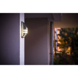 TD® Applique murale solaire 2LED en acier inoxydable Accesssoire éclairage extérieur pour Maison