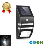TD® Applique murale solaire 2LED en acier inoxydable Accesssoire éclairage extérieur pour Maison