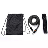 TD® Double corde de résistance sportive musculation équipement de fitness portable multifonction corde de traction 30LB (lbs)
