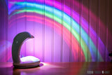 TD® Lampe de chevet bureau lecture solaire extérieur sur pied livre led détecteur de mouvement multifonction dauphin fantaisie