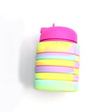 TD® Tasse à eau en silicone portable camouflage créatif tasse télescopique pliable tasse à eau de sport de voyage en plein air campi