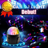 TD® Lampe lumineuse DJ néon effet luminaire soirée discothèque night club 6 couleurs ambiance commande sonore rotation 360°