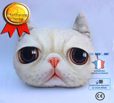 TD® Drôle 3D Cat Imprimer Coussin Coussin créatif mignon poupée en peluche cadeau Home Décor