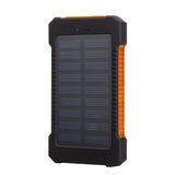 TD® Banque d'alimentation Banque d'alimentation solaire LED Banque d'alimentation double charge 10000 mAh Banque d'alimentation Oran