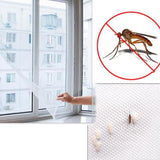 TD® Écran de fenêtre de moustique de bricolage auto-adhésif Invisible Velcro Screen Window Insect Mesh