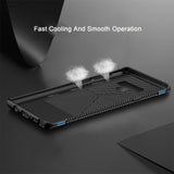 TD® Coque pour téléphone portable Samsung Galaxy S8 avec support anti-chute avec coque de protection anti-collision Samsung Ring