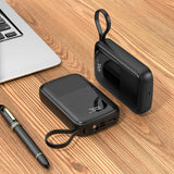 TD® Mini banque d'alimentation avec câble 10000mAh banque d'alimentation portable