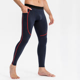 Pantalons serrés PRO pour hommes Pantalons d'entraînement de fitness avec poche Pantalons de course à haute élasticité Pantal