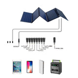 TD® Panneau solaire chargeant le sac pliant solaire de téléphone portable 12V40W panneau de charge portatif extérieur pliable solair