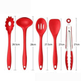 TD® Ustensiles de cuisine en silicone de qualité alimentaire 10 pièces