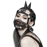 TD® Masque Intégral Inspiration Steampunk unisexe en cuir/ Déguisement Cosplay Gothique/ Halloween