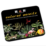 Outils de peinture Ensemble de crayons de peinture à l'huile de 72 couleurs Peinture d'art Crayons de couleur Outils de peint