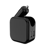 TD® Chargeur USB 2 en 1 pour Voiture et Maison - 2 ports USB (2,4 A) pour allume cigare et prises murales - Pour tablette tout 25436