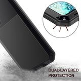 TD® Samsung Galaxy S20 Phone Case Heavy Industry Antichoc Phone Case Housse de protection anti-poussière en verre trempé
