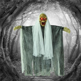 TD® Décoration Halloween Crâne Électrique Rougeoyant Suspendu Fantôme / Fantôme Maison Hantée Horreur