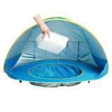 TD® Tente de bébe, Enfants / Protection contre le Soleil et les rayons UV/ Abri de plage tente eau splash tente 120 * 80 * 70 cm