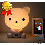 TD® Lampe pour chambre d'enfant/ Lampe de chevet Table de Nuit Lampe Réveil en Forme de Ourson / Décoration Cadeau Enfants