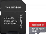 TD® Carte Micro SD 64GB Go mémoire appareil photo nitendo switch externe télephone portable samsung adaptateur tablette smartphone