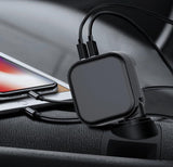 TD® Chargeur USB 2 en 1 pour Voiture et Maison - 2 ports USB (2,4 A) pour allume cigare et prises murales - Pour tablette tout 25436
