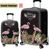 TD® TEMPSA Élastique Voyage Bagage Valise Housse Protection Couple flamingo 22 M