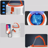 TD® Éclairage portatif de lumière de secours d'USB rechargeable solaire extérieure de lumière de camping de LED