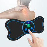 TD® Autocollant de Massage Smart EMS Mini masseur de colonne vertébrale cervicale masseur maison électrique masseur de cou d'épaule