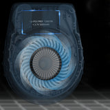 TD® Ventilateur monté sur la taille petit ventilateur monté sur le cou grand ouvrier du bâtiment éolien charge usb extérieure 5000mA