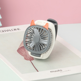 INN® Mini Ventilateur de Montre, Montre portable, Lumière LED Colorée, Ventilateur USB Pliable pour Femmes et Enfants (gris )
