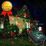 TD® Mini lumières de scène décoration de noël lumières d'halloween flocon de neige ciel étoilé lumière d'atmosphère de projection US