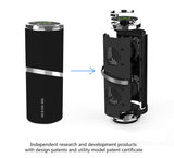 TD® enceinte portable noire sans fil Bluetooth Écran musique tactile enceinte moderne imperméable carte externe se connecte en série