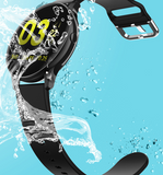 INN® Bracelet intelligent Appel Bluetooth montre de santé fréquence cardiaque Sport business homme noir tactile + bouton