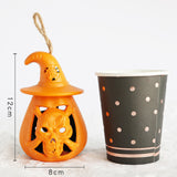 TD® Halloween decoration portable Horror Décoratif Squelette Candle Light Venue Arrangement Props 12pack