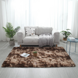 TD® Tapis de Salon Shaggy 120 x 160cm Marron