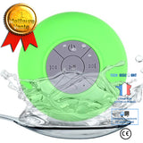 TD® Enceinte Bluetooth Douche Étanche/ Waterproof Speaker BTS-06/ Haut-parleur à ventouse étanche niveau salle de bain, vert