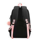 TD® Sac à dos ordinateur portable unisexe sac de voyage de randonnée avec port de chargement USB