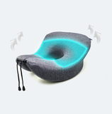 TD® Oreiller en U, protège-nuque, étudiant, sieste, bureau multifonctionnel, mousse mémoire, oreiller couché, sommeil, repos, gris f