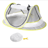 Pare-soleil de berceau pour enfants de plage mobile pliable de tente de moustique de bébé anti-ultraviolet