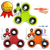 TD® Lot 3 Fidget Spinner/Jouet Triangle Pour Adultes Enfants/ Jouet de Doigts/Décompression, Anti-Stress VERT - ORANGE - ROUGE