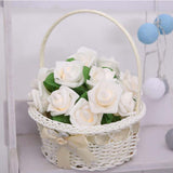 TD® Guirlande Lumineuse 20 Fleurs Blanches à LED Blanc Chaud pour Intérieur décoration-Forme de Fleurs Rose，Lumière blanche