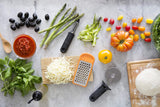 TD® Eplucheur noir pour fruits et légumes Econome multifonction Coupe-légumes Râpe carotte Ustensiles de cuisine antidérapant lame s