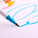TD® Stylo marqueur aquarelle à double tête de 80 couleurs art brosse à tête douce ensemble marqueur stylo ligne crochet stylo