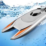 TD® Jouet de hors-bord de course pour enfants de yacht à grande vitesse 2.4G bateau télécommandé 7.4V batterie de grande capacité