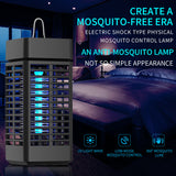 TD® Lampe anti-moustique anti-moustique choc électrique anti-moustique tueur de mouches lampe anti-moustique physique à ultrasons