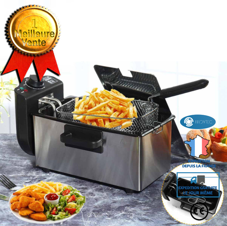 INN® okany800 friteuse grand public et friteuse électrique commerciale friteuse friteuse électrique brochettes frites argent