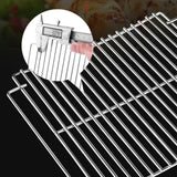 TD® Barbecue grill pique-nique extérieur pliant rangement en acier inoxydable poêle à bois grill carré mini portable amovible et lav