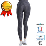 Pantalon de musculation foncé sport fitness hanche ascenseur taille haute leggings bulle yoga pantalon sport hanche leggings