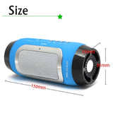 TD®  Haut parleur bluetooth étanche voiture portable sans fil enceinte waterproof mini microphone lecteur MP3 noir blanc puissant