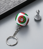 TD® Coupe d'Europe Football porte-clés Football pendentif cadeaux pour les fans de jeux allemands périphérique cadeau porte-clés