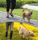 TD® Laisse pour animaux de compagnie en plein air rétractable automatique corde de marche pour chien serrure en métal solide et dura